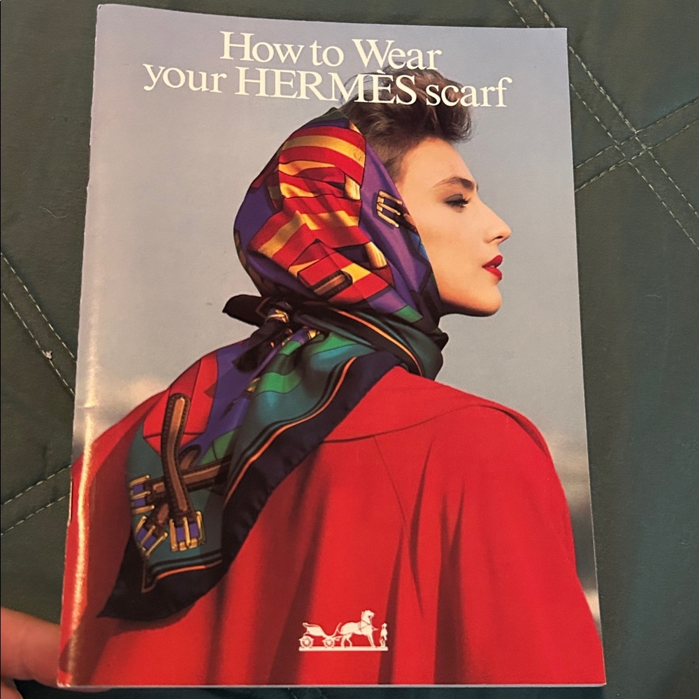 RARE 1986 Hermès Scarf Styling Guide